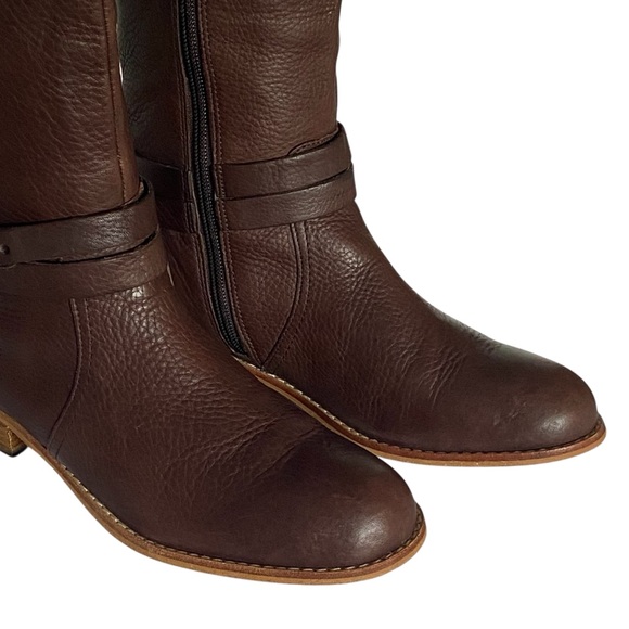 Lands’ End Brown Leather Women’s Riding Boots - Like New - Size 8 - Picture 3 of 9